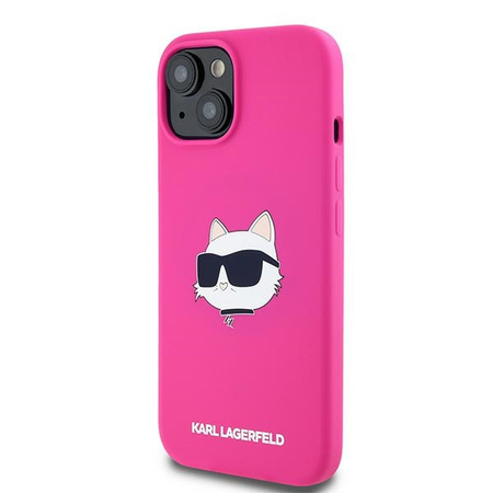 KARL LAGERFELD ETUI KLHMP15MSCHPPLF DO IPHONE 15 PLUS 6.7 HARDCASE SILICONE