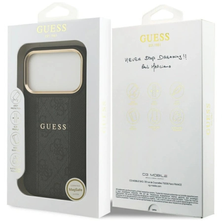 GUESS ETUI CASE MAGNETYCZNE DO MAGSAFE IPHONE 17 PRO POKROWIEC 4G