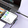 MCDODO KABEL KĄTOWY USB-C LIGHTNING PŁASKI 36W DO IPHONE 12 13 14 CZARNY 1M