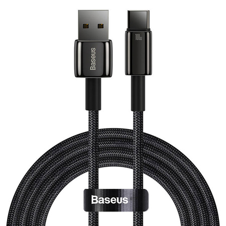 BASEUS KABEL USB-C DO USB 100W DO SZYBKIEGO ŁADOWANIA LAPTOPÓW TELEFONÓW 1M