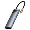 BASEUS HUB USB-C 7W1 DO LAPTOPA HDMI 4K 60HZ 3X USB 3.0 USB-C PD SD