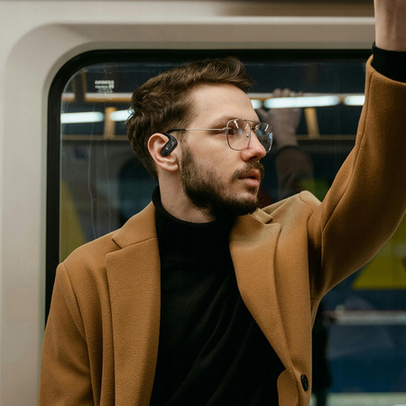 MCDODO SŁUCHAWKI BEZPRZEWODOWE DOUSZNE BLUETOOTH 5.4 Z MIKROFONEM ETUI CLIP
