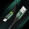 MCDODO KABEL USB LIGHTNING SZYBKIEGO ŁADOWANIA 36W DO IPHONE 13 14 1M LED POMARAŃCZOWY