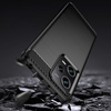 Carbon Case etui Xiaomi Poco X5 Pro 5G elastyczny silikonowy karbonowy pokrowiec czarne