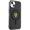 Etui Ferrari FEHMP14SURKK na iPhone 14 - czarne Translucent Magsafe