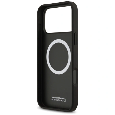 Etui BMW M Kevlar Lines & Logo MagSafe na iPhone 17 Pro Max - czarne