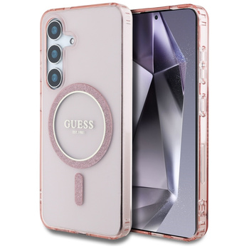 GUESS ETUI CIRCLE CLASSIC LOGO DO SAMSUNG GALAXY S25 DO MAGSAFE Z LOGO