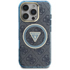 GUESS ETUI DO IPHONE 16 PRO MAX DO MAGSAFE IML METAL GLITTER CIRCLE
