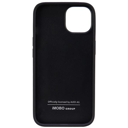 Etui Audi Synthetic Leather na iPhone 14 - czarne AU-TPUPCIP14-TT/D1-BK