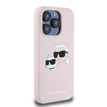 KARL LAGERFELD ETUI HARDCASE DO IPHONE 15 PRO MAX 6.7 DO MAGSAFE SILIKONOWE