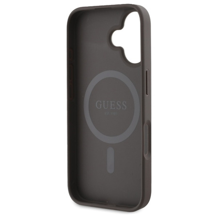 GUESS CASE IML 4G DO IPHONE 16 6.1 DO MAGSAFE Z PEONY OCHRONĄ PRZED