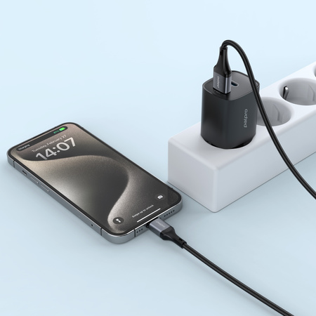 PALPRO KABEL USB-A USB-C SZYBKIE ŁADOWANIE DO SAMSUNG APPLE 3A PD 1M