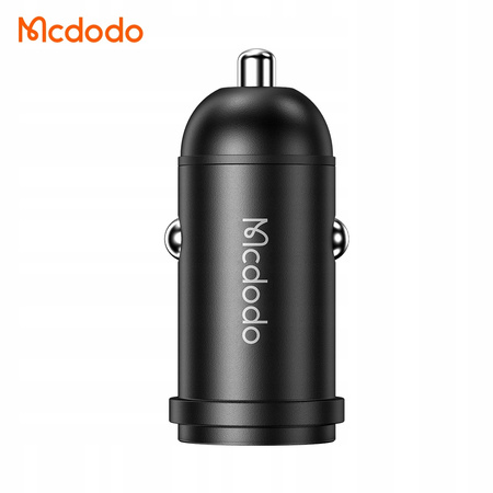 MCDODO FAST CAR CHARGER FOR PHONE USB-C LED + USB-C CABLE 1M