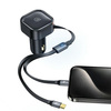 USAMS ŁADOWARKA SAMOCHODOWA ZWIJANY KABEL 2XUSB-C 30W PD DO IPHONE 12 13 14