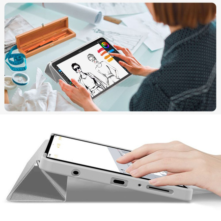 TECH-PROTECT SMARTCASE GALAXY TAB A9 / A11 8.7 X110 / X115 / X133 / X135 GREY