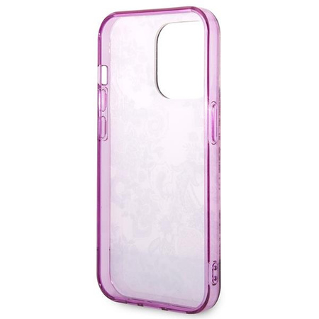 Guess GUHCP14XHGPLHF iPhone 14 Pro Max 6,7" fuksja/fuschia hardcase Porcelain Collection