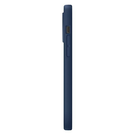 Etui Uniq Lino na iPhone 14 Plus niebieski/marine blue