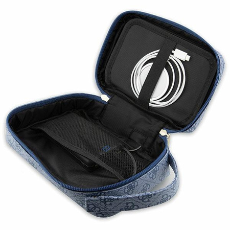Torba Guess 4G Printed Stripes - niebieska