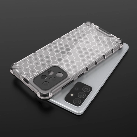 HURTEL POKROWIEC HONEYCOMB PANCERNE DO SAMSUNG GALAXY A72 4G Z RAMKĄ ŻELOWĄ