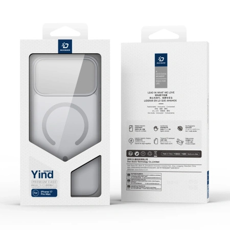 DUX DUCIS ETUI YIND DO IPHONE 17 PRO MAX Z MAGSAFE WYKONANE Z WYTRZYMAŁEGO