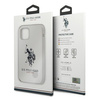 US Polo USHCP12MSLHRWH iPhone 12/12 Pro 6,1" biały/white Silicone Collection