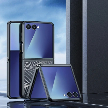 Etui Dux Ducis Aimo na Samsung Galaxy Z Flip7 - czarne