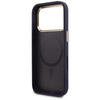 Etui Guess Peony Hot Stamp MagSafe do    iPhone 17 Pro niebieski