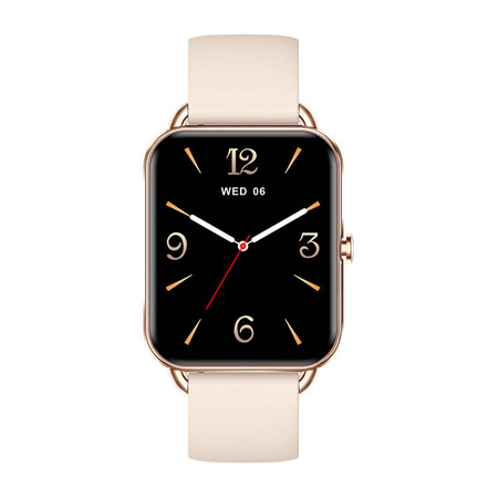 COLMI SMARTWATCH P20 ZŁOTY DO ANDROID IOS MONITOR AKTYWNOŚCI Z PULSOMIERZEM