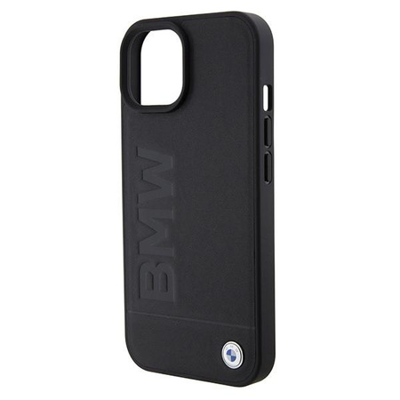 BMW BMHMP15SSLLBK iPhone 15 6.1" czarny/black Magsafe hardcase Signature Logo Imprint