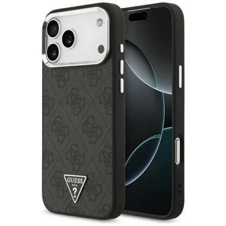 GUESS ETUI 4G TRIANGLE LOGO MAGSAFE DO IPHONE 17 PRO MAX LUKSUSOWA OCHRONA