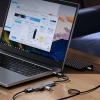 ORICO HUB 4 PORTY USB-A 2.0 3.0 DO MACBOOKA WINDOWS LAPTOPA STACJA DOKUJĄCA