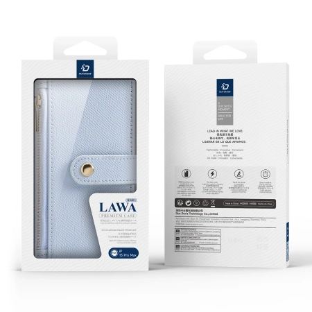 DUX DUCIS ETUI DO IPHONE 15 PRO Z PEWNOŚCIĄ MAGNETYCZNEGO ZAMKNIĘCIA