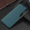 Eco Leather View Case elegancki futerał etui z klapką i funkcją podstawki iPhone 13 Pro zielony