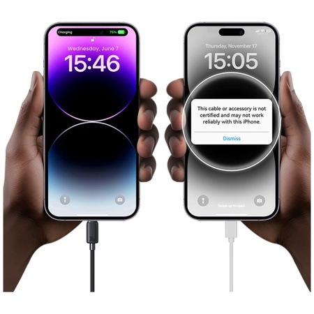 USAMS KABEL USB-C DO LIGHTNING 30W DO IPHONE 12 13 14 1M DO SZYBKIEGO