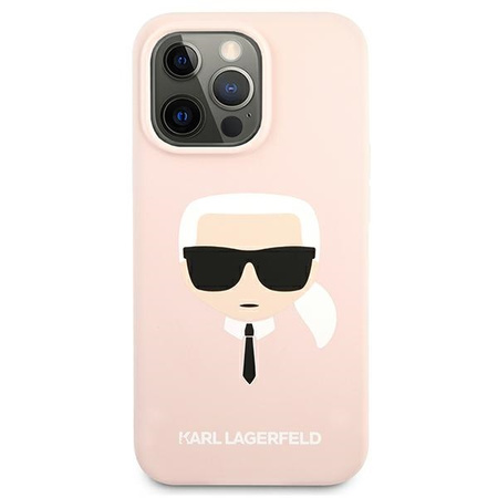 KARL LAGERFELD ETUI HARDCASE DO IPHONE 13 PRO MAX 6.7 SILIKONOWE KARLS HEAD