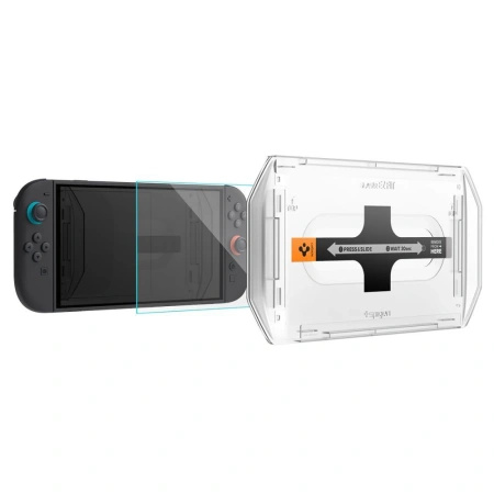 SPIGEN SZKŁO HARTOWANE GLAS.TR EZ FIT 2-PACK DO NINTENDO SWITCH OCHRONA