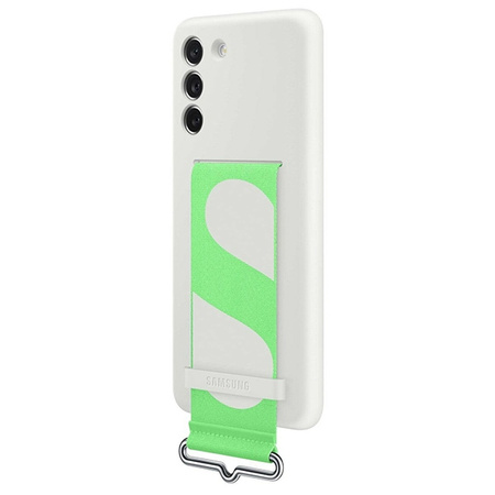 SAMSUNG ETUI SILICONE COVER DO GALAXY S21 G990 Z PASKIEM I WYSOKIEJ