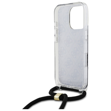 GUESS POKROWIEC CROSSBODY CORD DO IPHONE 16 PRO MAX 6.9 Z LOGO HARD CASE 4G