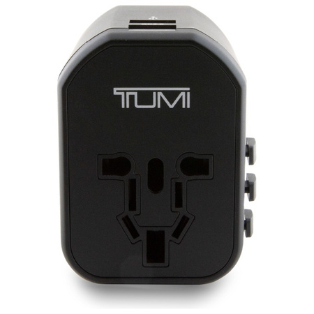 TUMI TUTA20WMSLK Travel Adapter 20W      USB-C / 2xUSB-A czarny/black
