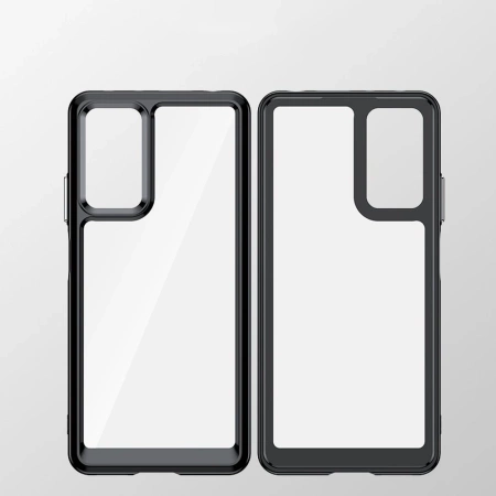 Outer Space Case etui Xiaomi Poco X5 5G / Redmi Note 12 5G pokrowiec z elastyczną ramką czarne