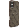 Etui Guess 4G Ring Classic Logo MagSafe  do iPhone 17 brązowy
