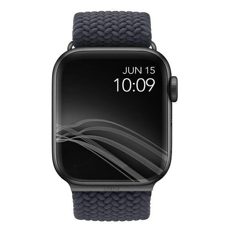 UNIQ pasek Aspen Apple Watch 40/38/41mm Series 4/5/6/7/8/SE/SE2 Braided szary/granite grey