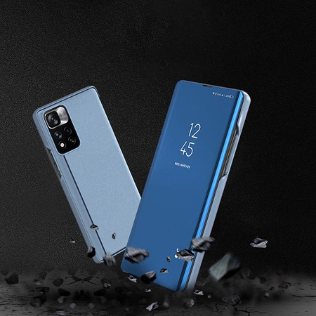 Clear View Case futerał etui z klapką Xiaomi Redmi Note 11S / Note 11 czarny