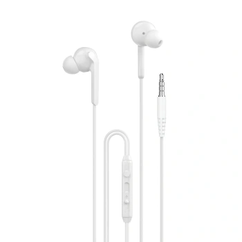 Słuchawki dokanałowe Dudao X3+ przewodowe minijack 3,5mm - białe