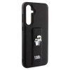 Etui Karl Lagerfeld Gripstand Saffiano Karl&Choupette Pins na Samsung Galaxy S23 FE - czarne