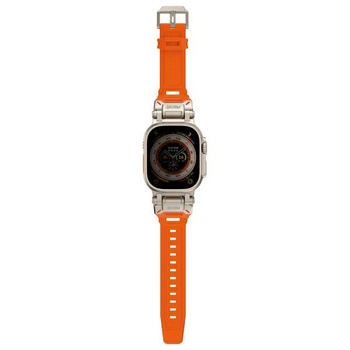 Skinarma pasek Titon Apple Watch Ultra   49mm pomarańczowy/orange