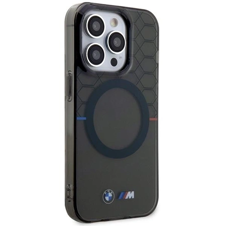 Etui BMW Pattern MagSafe na iPhone 13 Pro Max - szare