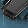 Eco Leather View Case elegancki futerał etui z klapką i funkcją podstawki Samsung Galaxy A22 5G czarny