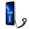 Guess GUHCP13XHFLSB iPhone 13 Pro Max 6,7" niebieski/blue hardcase Flower Strap