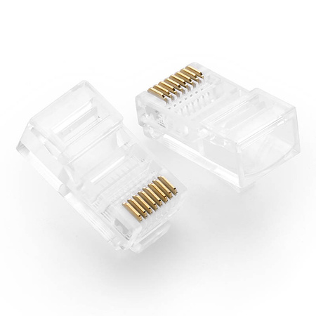 UGREEN WTYCZKA RJ45 8P/8C DO KABLI ETHERNET CAT5 CAT5E 100SZT UTP